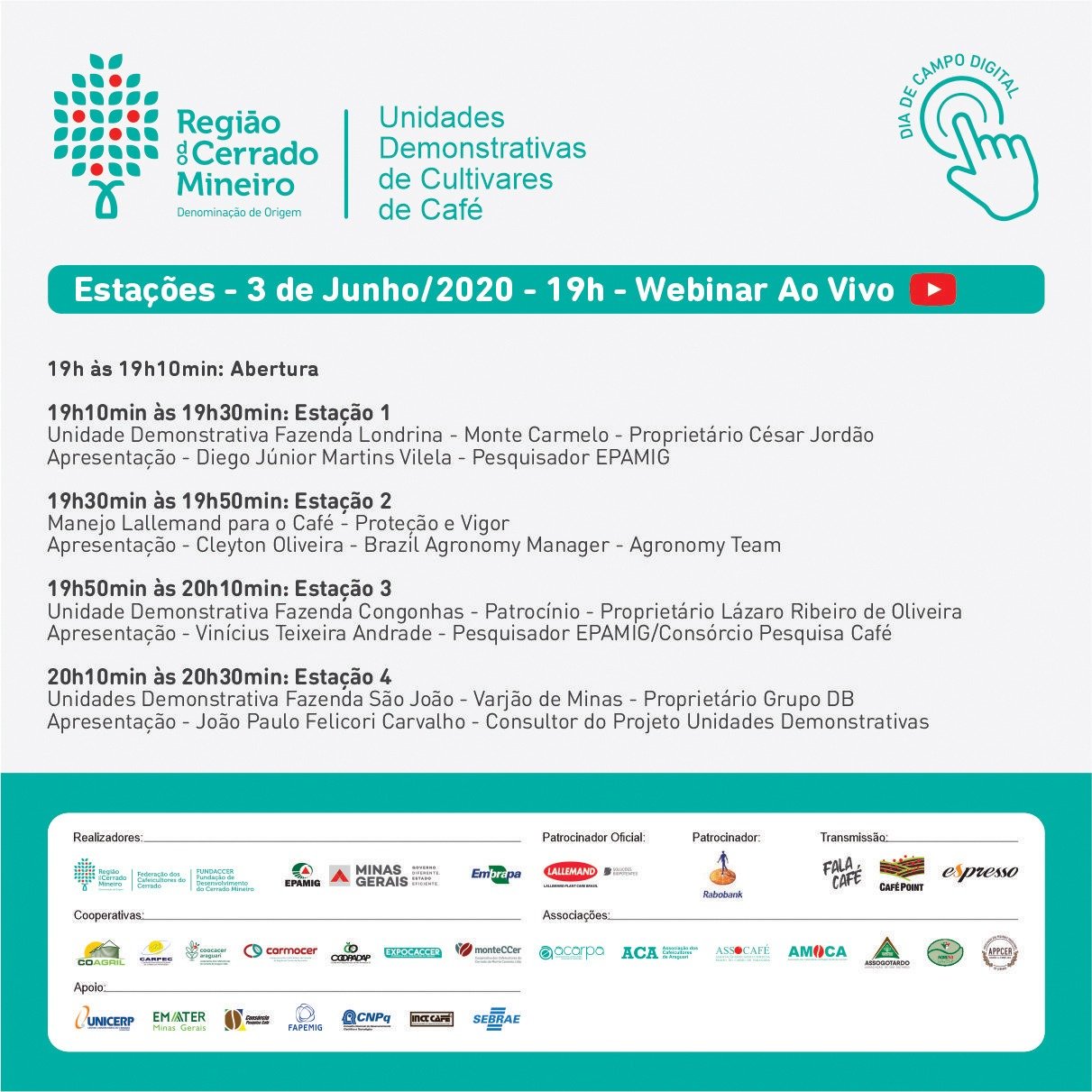 Programação dia 1